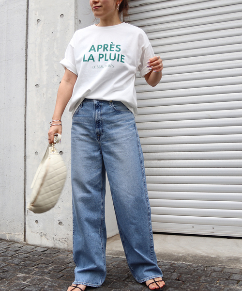 upperhights(アッパーハイツ)の「【upper hights/アッパーハイツ】 別注THE NIECE ライトオンスハイライズストレートデニム(デニムパンツ・レディース・ブルー・23/24/25/21/22)」の14枚目の写真