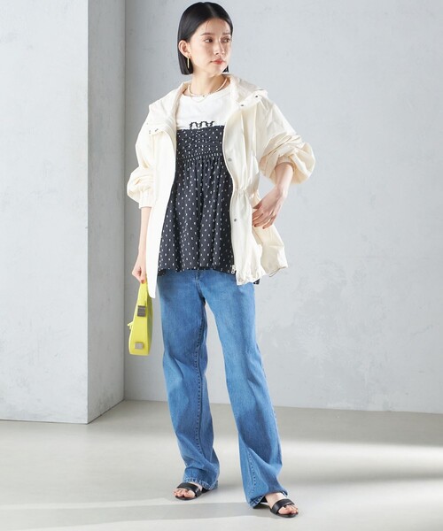 【シップス　ウィメン】〈手洗い可能〉カット ドビー 2WAY キャミソール 24SS ◇ SHIPS（シップス）の「〈手洗い可能〉カット ドビー 2WAY