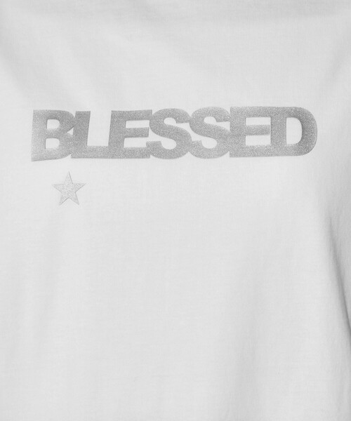 CITEN(シテン)の「<CITEN>BLESSED ロゴ Tシャツ(Tシャツ/カットソー・レディース・ロイヤルブルー/ホワイト・FREE)」の13枚目の写真