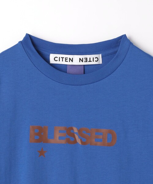 CITEN(シテン)の「<CITEN>BLESSED ロゴ Tシャツ(Tシャツ/カットソー・レディース・ロイヤルブルー/ホワイト・FREE)」の17枚目の写真