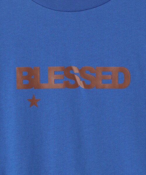 CITEN(シテン)の「<CITEN>BLESSED ロゴ Tシャツ(Tシャツ/カットソー・レディース・ロイヤルブルー/ホワイト・FREE)」の20枚目の写真