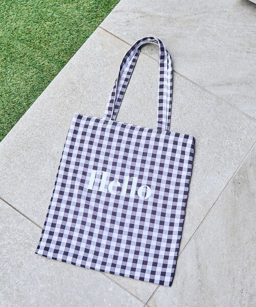 あっぴ❥コメントなし＆即購入OK❥ページ セール】HELLOロゴトートバッグ（ショルダーバッグ）｜coen