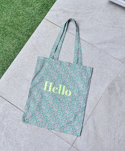 あっぴ❥コメントなし＆即購入OK❥ページ セール】HELLOロゴトートバッグ（ショルダーバッグ）｜coen