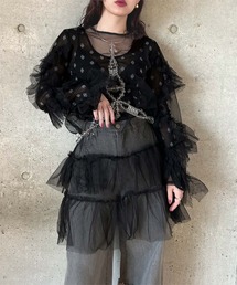 miette | チュールフリルシアーワンピース(ワンピース)