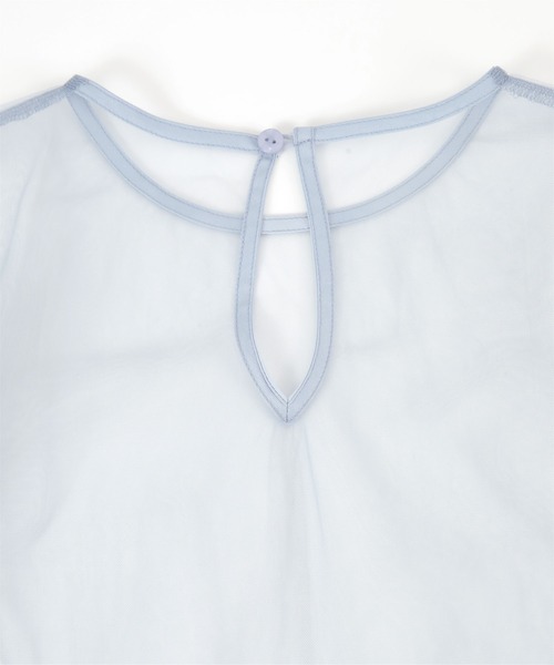 miette（ミエット）の「チュールフリルシアーワンピース（ワンピース・レディース・ピンク/ブルー/ブラック・FREE）」の15枚目の写真