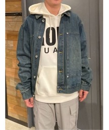RODEO CROWNS WIDE BOWL リメイクデニムフーディーコート RODEO CROWNS リメイクデニムフーディーコート ライトブルー