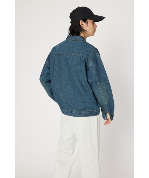 RODEO CROWNS WIDE BOWL(ロデオクラウンズワイドボウル)の「WORK DENIM ジャケット(デニムジャケット・メンズ・ブルー/ブラック・MEDIUM/LARGE)」の14枚目の写真