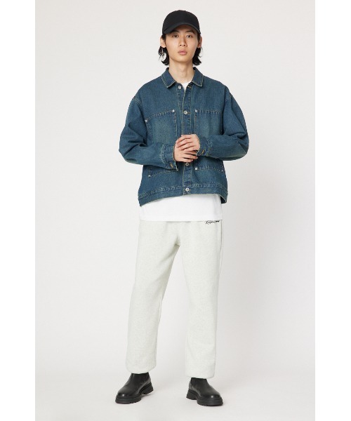RODEO CROWNS WIDE BOWL(ロデオクラウンズワイドボウル)の「WORK DENIM ジャケット(デニムジャケット・メンズ・ブルー/ブラック・MEDIUM/LARGE)」の13枚目の写真