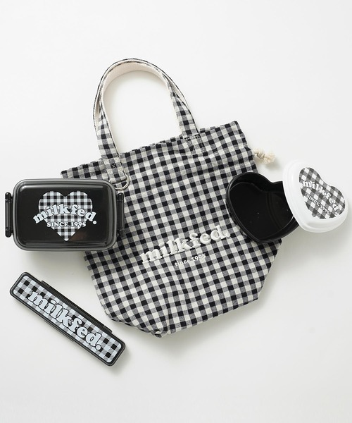 MILKFED.(ミルクフェド)の「GINGHAM FOOD CONTAINER SET(お弁当箱・レディース・マルチ・ONE SIZE)」の11枚目の写真