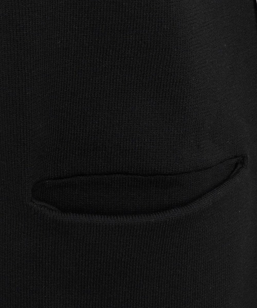 TOKYO SHIRTS(トウキョウシャツ)の「総針ロングニットジレ(ベスト・レディース・ブラック/ベージュ・M/L)」の5枚目の写真