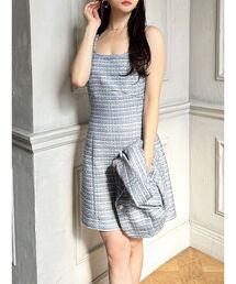 RESEXXY | ツイードミニワンピース【セットアップ着用可能】(ワンピース)