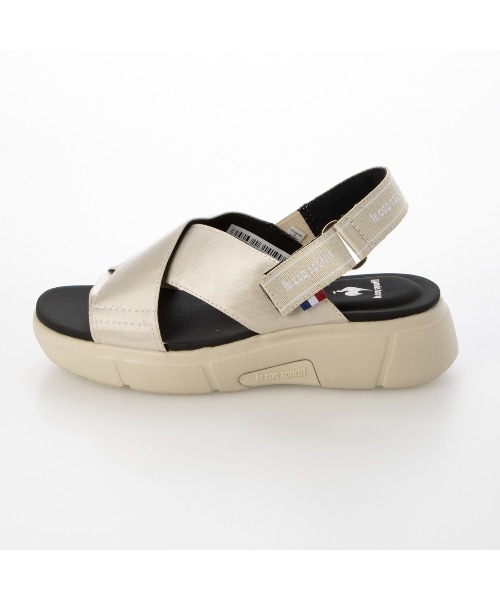 le coq sportif(ルコックスポルティフ)の「クロスベルトスニーカーサンダル(LCS ロワール CB SD / LCS LOIRE CB SD)(サンダル・レディース・ブラック/ベージュ/ネイビー・L/LL/M)」の6枚目の写真