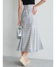 MERCURYDUO | ツイードライクレースマーメイドスカート(スカート)