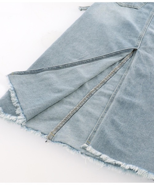 ANAP（アナップ）の「カーゴデザインデニムロングスカート（デニムスカート・レディース・ライトブルー・S/M）」の21枚目の写真