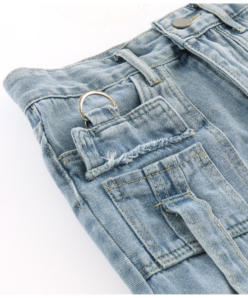 ANAP（アナップ）の「カーゴデザインデニムロングスカート（デニムスカート・レディース・ライトブルー・S/M）」の20枚目の写真