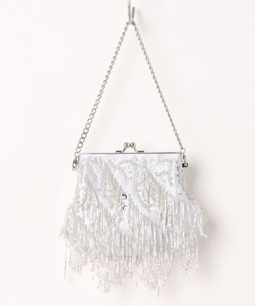 Dorry Doll(ドリードール)の「ビジューフリンジバッグ(ハンドバッグ・レディース・ブラック/グレー/ベージュ・FREE)」の17枚目の写真