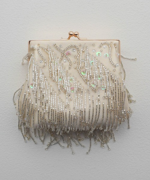 Dorry Doll(ドリードール)の「ビジューフリンジバッグ(ハンドバッグ・レディース・ブラック/グレー/ベージュ・FREE)」の12枚目の写真