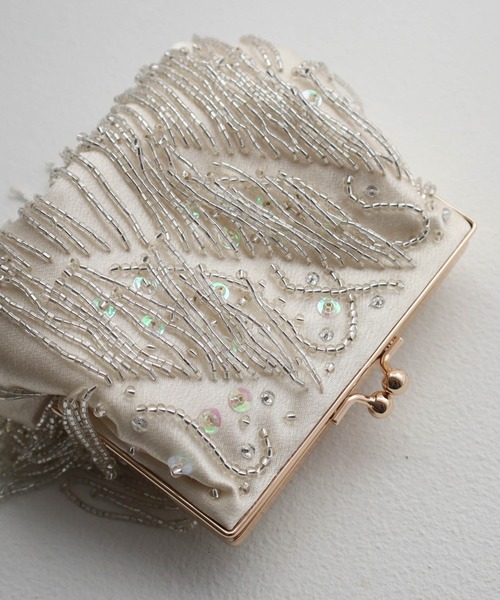 Dorry Doll(ドリードール)の「ビジューフリンジバッグ(ハンドバッグ・レディース・ブラック/グレー/ベージュ・FREE)」の13枚目の写真