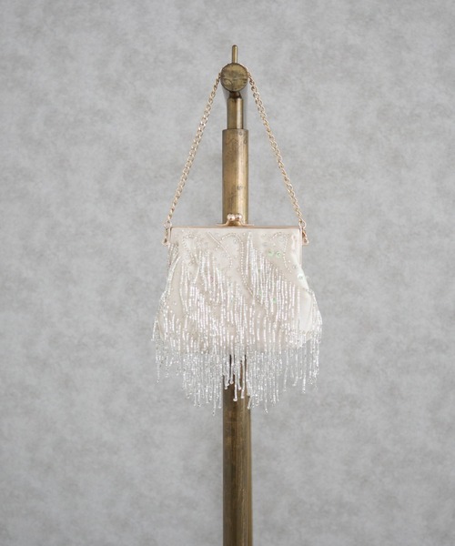 Dorry Doll(ドリードール)の「ビジューフリンジバッグ(ハンドバッグ・レディース・ブラック/グレー/ベージュ・FREE)」の15枚目の写真