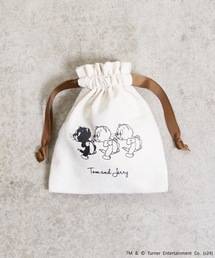 TOM&JERRY（トムアンドジェリー）の「FLAPPER フラッパー:トムとジェリー フレンズミニ巾着（ポーチ）」