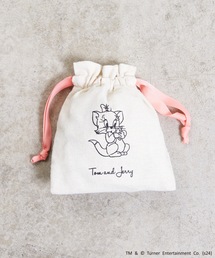 TOM&JERRY（トムアンドジェリー）の「FLAPPER フラッパー:トムとジェリー フレンズミニ巾着（ポーチ）」