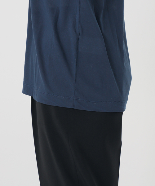 VERMEIL par iena(ヴェルメイユパーイエナ)の「【ATON/エイトン】Garmentdyed 60 Fresca 別注ノースリーブTシャツ(Tシャツ/カットソー・レディース・ネイビー・SMALL)」の16枚目の写真