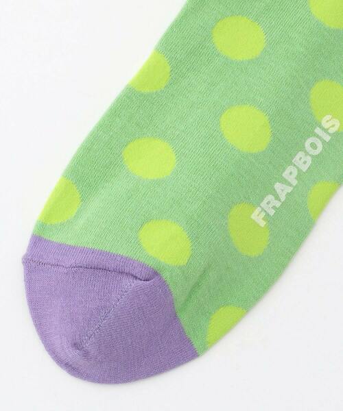 FRAPBOIS(フラボア)の「シャドードットソックス(ソックス/靴下・レディース・オレンジ/ピンク/グリーン・FREE)」の16枚目の写真