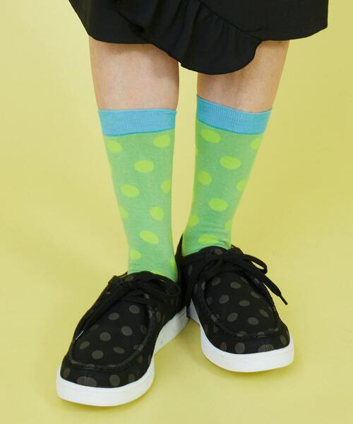 FRAPBOIS(フラボア)の「シャドードットソックス(ソックス/靴下・レディース・オレンジ/ピンク/グリーン・FREE)」の15枚目の写真