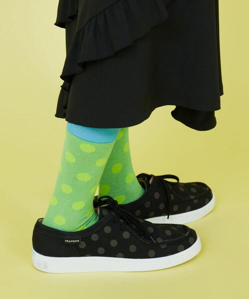 FRAPBOIS(フラボア)の「シャドードットソックス(ソックス/靴下・レディース・オレンジ/ピンク/グリーン・FREE)」の12枚目の写真