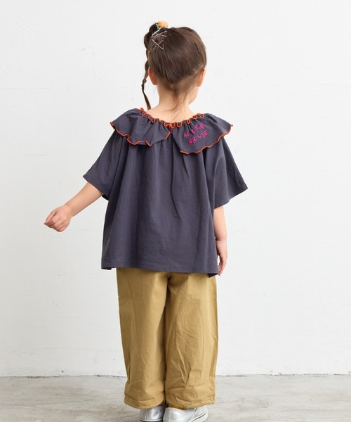 Disney（ディズニー）の「【Disney】ミッキーマウス/ビッグカラー2WAYチュニック（kids/XS～LL）（チュニック・キッズ・ピンク/チャコール・L/M/S/XS/LL）」の12枚目の写真