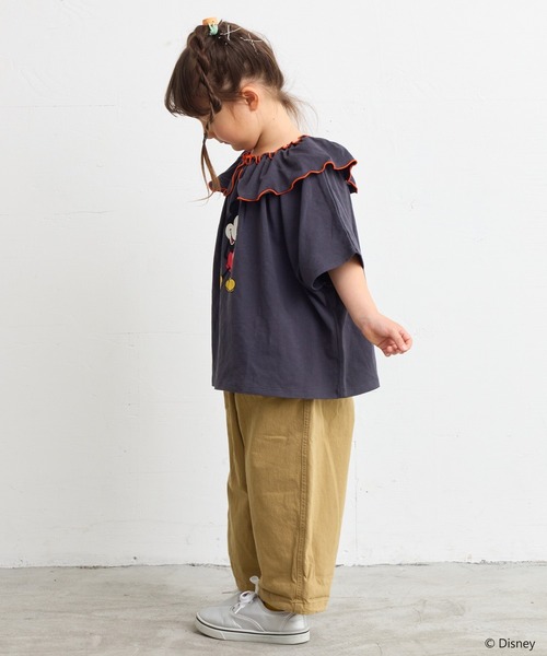 Disney（ディズニー）の「【Disney】ミッキーマウス/ビッグカラー2WAYチュニック（kids/XS～LL）（チュニック・キッズ・ピンク/チャコール・L/M/S/XS/LL）」の13枚目の写真