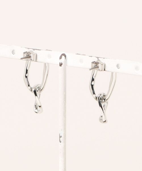 STYLEMIXER（スタイルミキサー）の「スウェイチェーンピアス（ピアス（両耳用）・レディース・シルバー/ゴールド・FREE）」の12枚目の写真