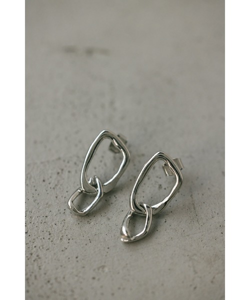 STYLEMIXER（スタイルミキサー）の「スウェイチェーンピアス（ピアス（両耳用）・レディース・シルバー/ゴールド・FREE）」の6枚目の写真