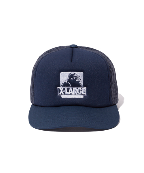 XLARGE(エクストララージ)の「OG MESH TRUCKER CAP(キャップ・メンズ・ブラック/レッド/ネイビー・ONE SIZE)」の1枚目の写真