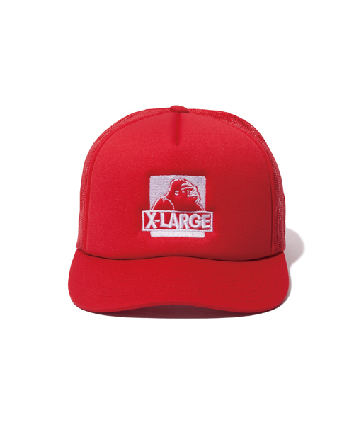 XLARGE(エクストララージ)の「OG MESH TRUCKER CAP(キャップ・メンズ・ブラック/レッド/ネイビー・ONE SIZE)」の3枚目の写真