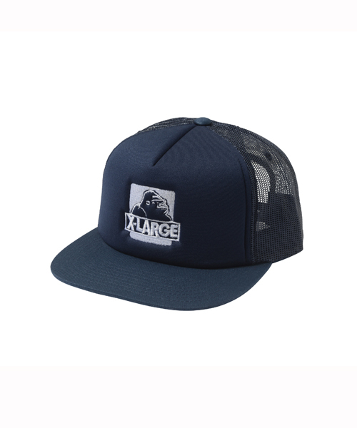 XLARGE(エクストララージ)の「OG MESH TRUCKER CAP(キャップ・メンズ・ブラック/レッド/ネイビー・ONE SIZE)」の4枚目の写真