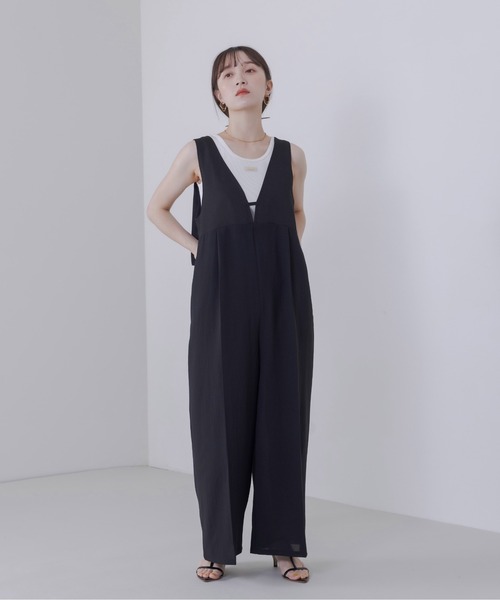 Eimee Law（エイミーロウ）の「2WAYテレコタンクトップス（タンクトップ・レディース・スミクロ/アイボリー/ブルー/ブラック/ライトベージュ/オフホワイト/ライトグレー・38/FREE）」の18枚目の写真