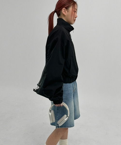 BLACKUP（ブラックアップ）の「[MADE] ブレッソンナイロンクロップ