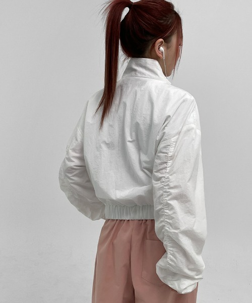 BLACKUP（ブラックアップ）の「[MADE] ブレッソンナイロンクロップ