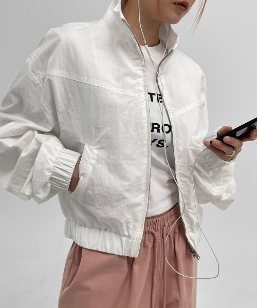 BLACKUP（ブラックアップ）の「[MADE] ブレッソンナイロンクロップ