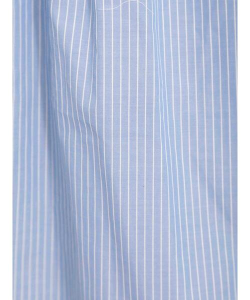 Samansa Mos2（サマンサ モスモス）の「◎リボン付スタンド襟フリルブラウス（シャツ/ブラウス・レディース・チャコールグレー/サックスブルー/ベージュ/オフホワイト・F）」の17枚目の写真