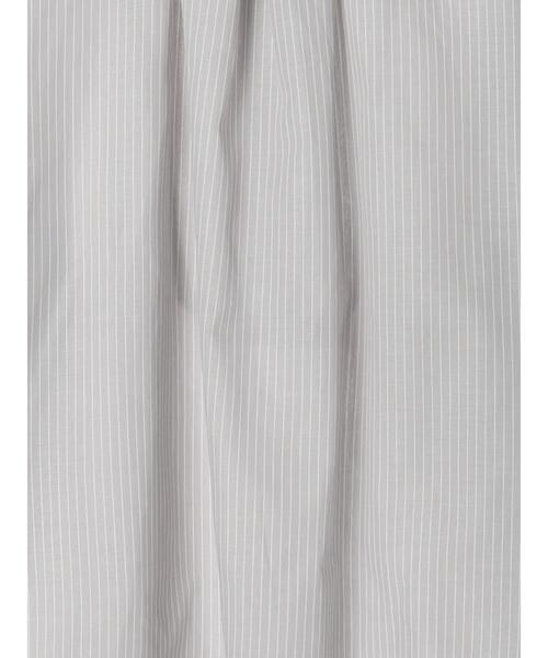 Samansa Mos2（サマンサ モスモス）の「◎リボン付スタンド襟フリルブラウス（シャツ/ブラウス・レディース・チャコールグレー/サックスブルー/ベージュ/オフホワイト・F）」の9枚目の写真