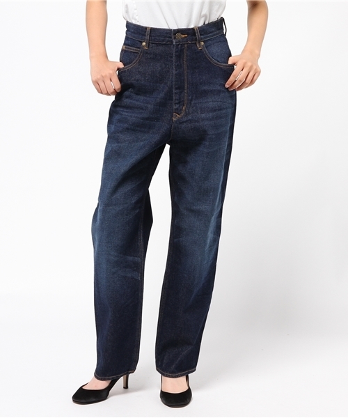 B:MING by BEAMS(ビーミングバイビームス)の「ビーミング by ビームス / ストレートデニムパンツ(デニムパンツ・レディース・インディゴブルー/ネイビー・MEDIUM/SMALL)」の1枚目の写真