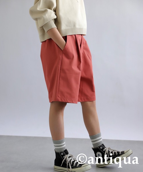 antiqua（アンティカ）の「タックハーフパンツ（その他パンツ・キッズ・ピンク/ベージュ/ブラック・140/150/160）」の20枚目の写真