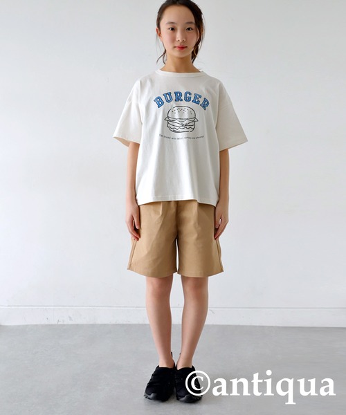 antiqua（アンティカ）の「タックハーフパンツ（その他パンツ・キッズ・ピンク/ベージュ/ブラック・140/150/160）」の21枚目の写真