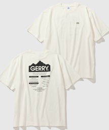 【GERRY/ジェリー】ヘビーウェイト バックプリント 半袖Tシャツ