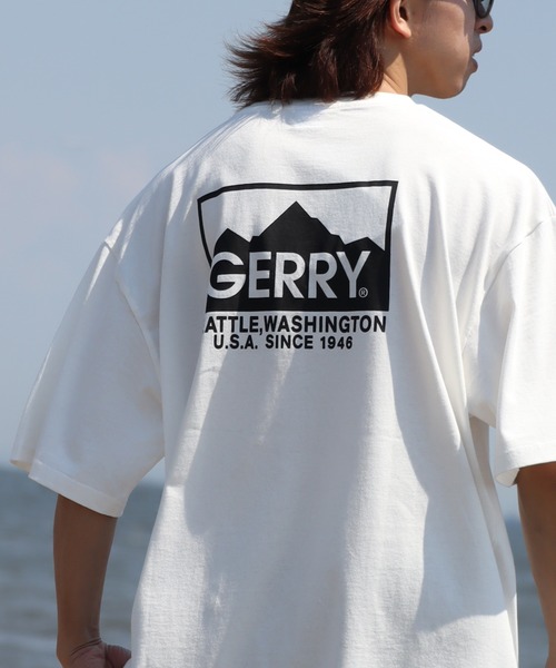 GERRY(ジェリー)の「【GERRY/ジェリー】ヘビーウェイト バックプリント 半袖Tシャツ(Tシャツ/カットソー・メンズ・ホワイト系1/ホワイト系2/ホワイト系3/ホワイト系4/ホワイト系5/ホワイト系6/ホワイト系7/ブラック系1/ブラック系2/ブラック系3/ブラック系4/ブラック系5/ブラック系6/ブラック系7/カーキ系1/カーキ系2/カーキ系3/カーキ系4/カーキ系5/カーキ系6/カーキ系7/ブルー系1/ブルー系2/ブルー系3/ブルー系4/ブルー系5/ブルー系6/ブルー系7・LL/M/L)」の5枚目の写真