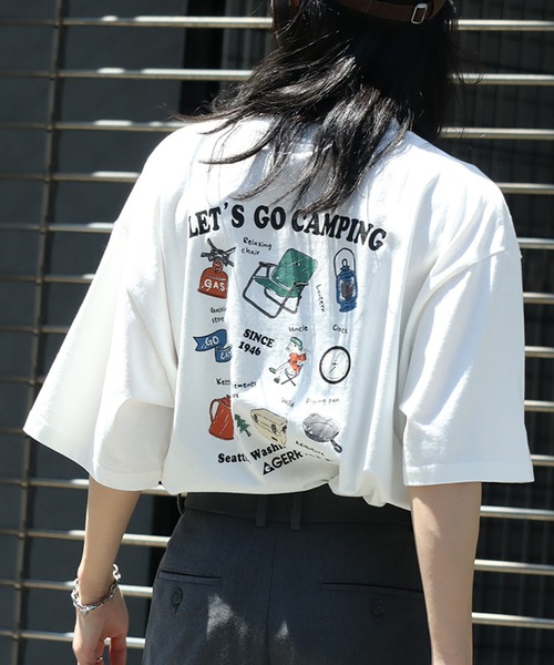 GERRY(ジェリー)の「【GERRY/ジェリー】ヘビーウェイト バックプリント 半袖Tシャツ(Tシャツ/カットソー・メンズ・ホワイト系1/ホワイト系2/ホワイト系3/ホワイト系4/ホワイト系5/ホワイト系6/ホワイト系7/ブラック系1/ブラック系2/ブラック系3/ブラック系4/ブラック系5/ブラック系6/ブラック系7/カーキ系1/カーキ系2/カーキ系3/カーキ系4/カーキ系5/カーキ系6/カーキ系7/ブルー系1/ブルー系2/ブルー系3/ブルー系4/ブルー系5/ブルー系6/ブルー系7・LL/M/L)」の6枚目の写真