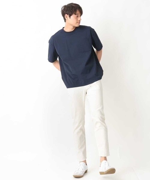 a.v.v（アーヴェヴェ）の「【接触冷感/速乾】ドローコード付きワイドシルエットカットソー(URBAN TECHシリーズ）（Tシャツ/カットソー・メンズ・チャコールグレー/ネイビー/ホワイト・48/46/50/44）」の13枚目の写真