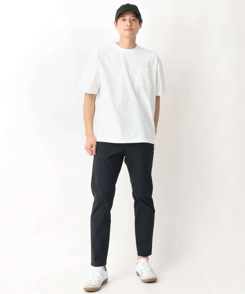 a.v.v（アーヴェヴェ）の「【接触冷感/速乾】ドローコード付きワイドシルエットカットソー(URBAN TECHシリーズ）（Tシャツ/カットソー・メンズ・チャコールグレー/ネイビー/ホワイト・48/46/50/44）」の7枚目の写真